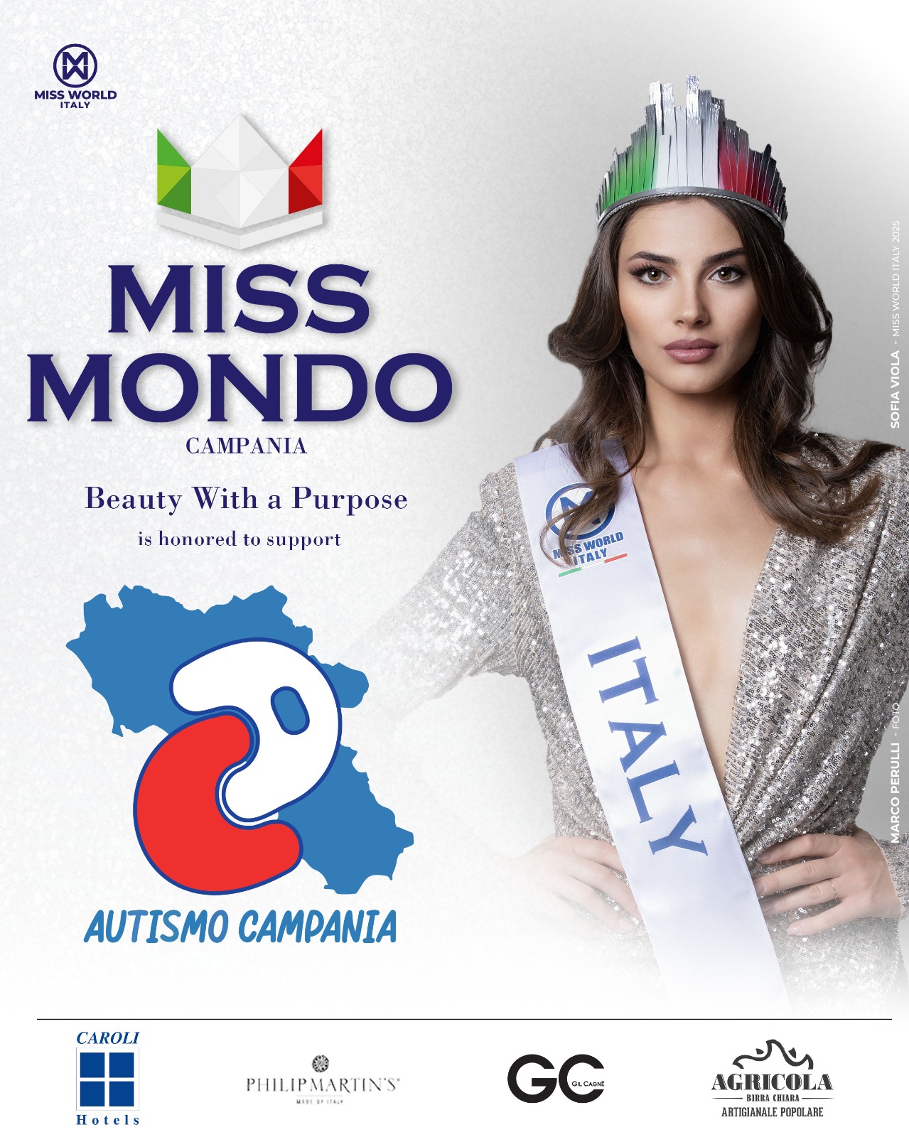 Miss Mondo Campania sigla una partnership con Autismo Campania Onlus